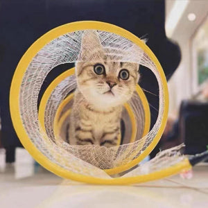 Pawgy Pets Tunnel Tube Interactive Cat Toy