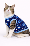 Evil Eye T-shirt | Navy Blue | For Cats | Pawgy Pets