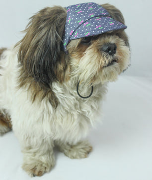 Pawgy Pets Dog Cap: Denim Cherry for Dog & Cats