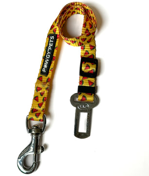 Pawgy Pets Car Leash Watermelon Yellow for Dogs and Cats