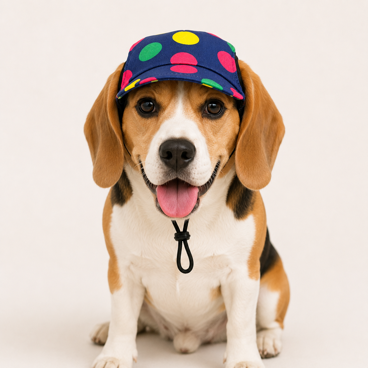 Denim Multi Polka Cap | For Dogs | Pawgy Pets