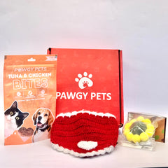 Pawgy Pets Valentine Sweetheart hamper for Cats