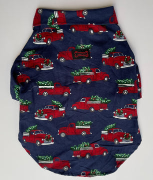 Pawgy Pets Warm winter Shirt: Blue Cars for Dogs & Cats