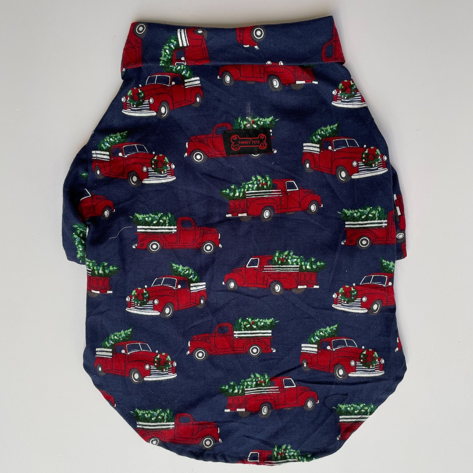 Pawgy Pets Warm winter Shirt: Blue Cars for Dogs & Cats