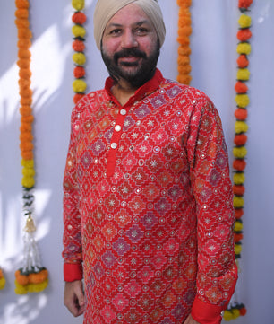 Mehfil Kurta for Men + Doggo Kurta