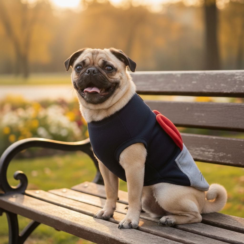 Pawgy Pets Bunny Ears Pet Sweatshirt- Navy