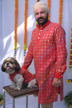 Mehfil Kurta for Men + Doggo Kurta