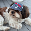 Denim Polka Cap | Personalised for Dogs | Pawgy Pets