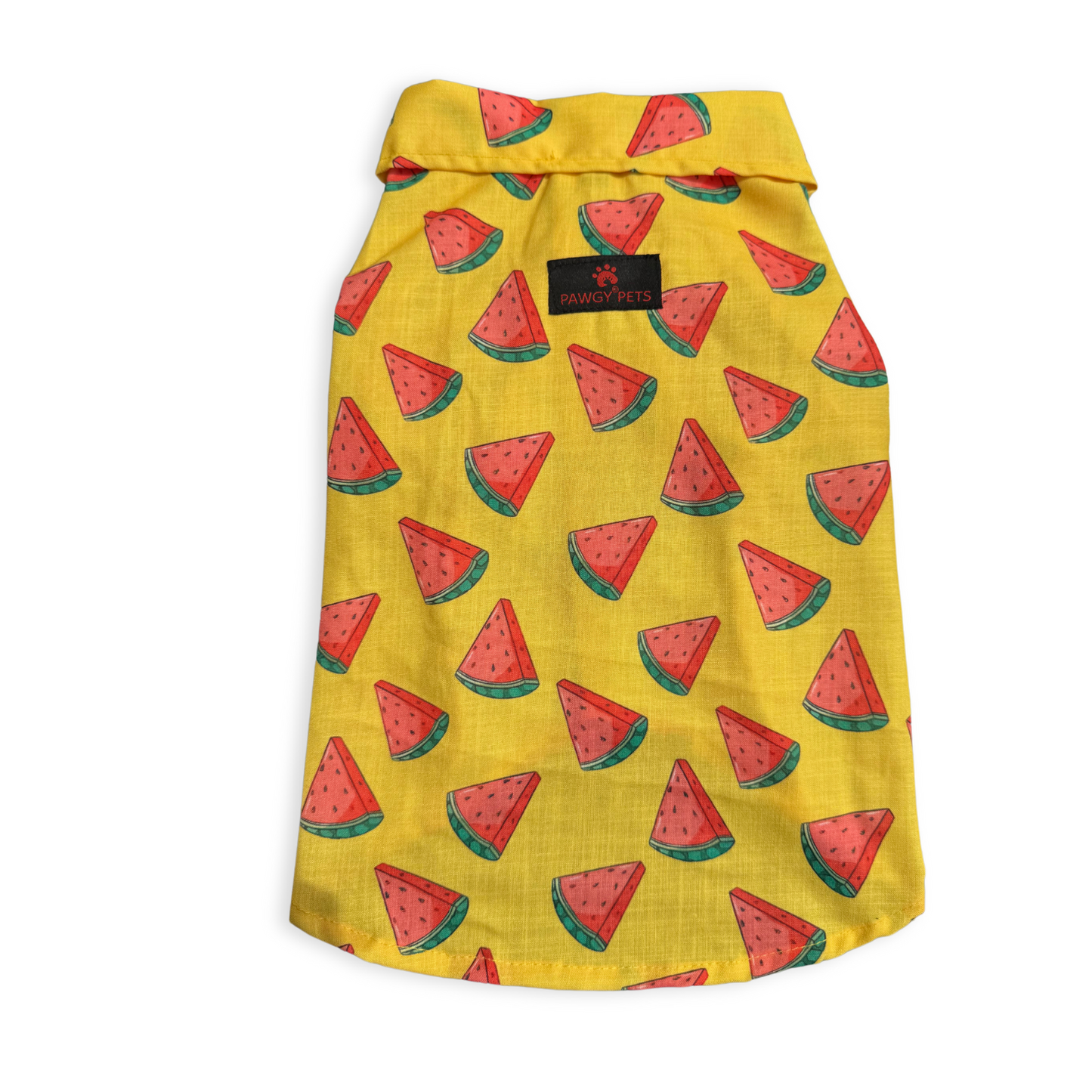 Watermelon Sugar Shirt | Yellow | For Dogs | Pawgy Pets