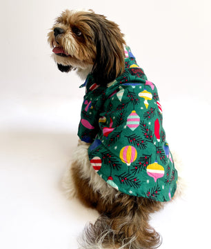 Pawgy Pets Warm winter Shirt: Green for Dogs & Cats