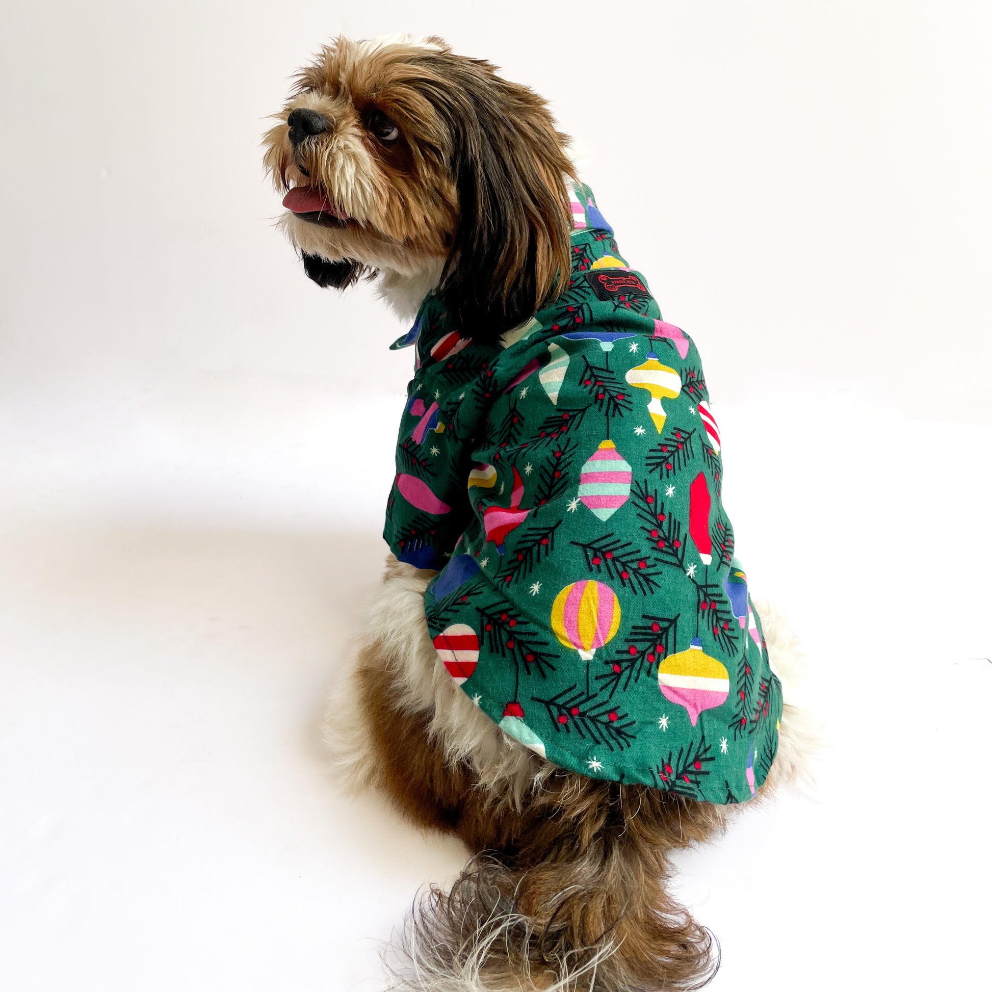 Pawgy Pets Warm winter Shirt: Green for Dogs & Cats
