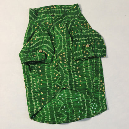 Green Bandani Kurta | For Dogs | Pawgy Pets
