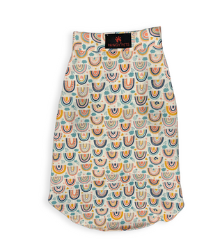 Pawgy Pets Rainbow Sando off white  for Dogs