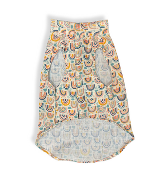 Pawgy Pets Rainbow Sando off white  for Dogs