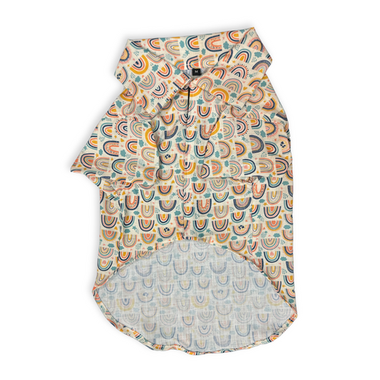 Pawgy Pets Rainbow Shirt off white  for Dogs