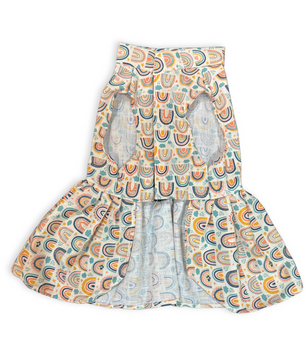Pawgy Pets Rainbow dress off white for Dogs