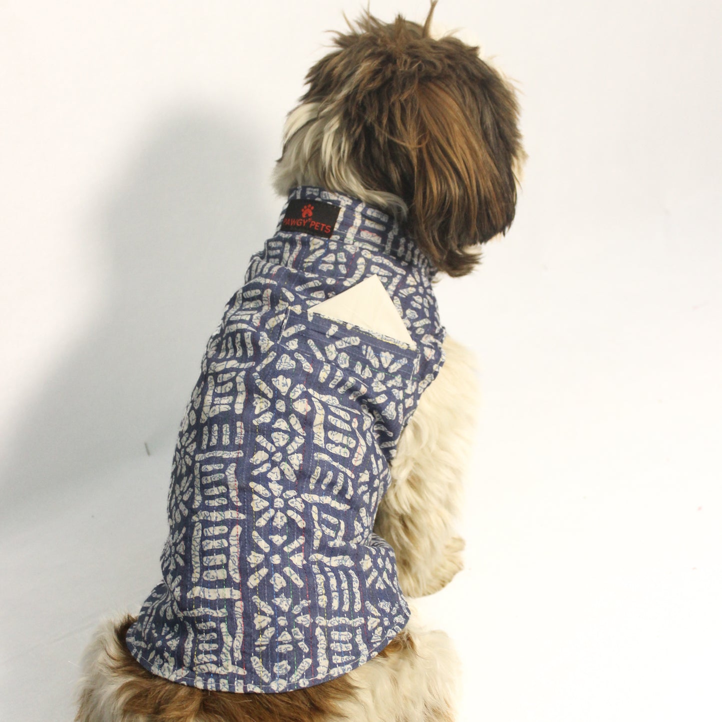 Indigo Cotton Kurta | For Dogs | Pawgy Pets