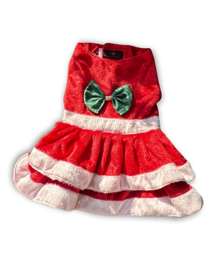 Pawgy Pets Christmas Dress for Cats