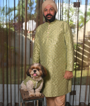 Naz Kurta for Men + Doggo Kurta