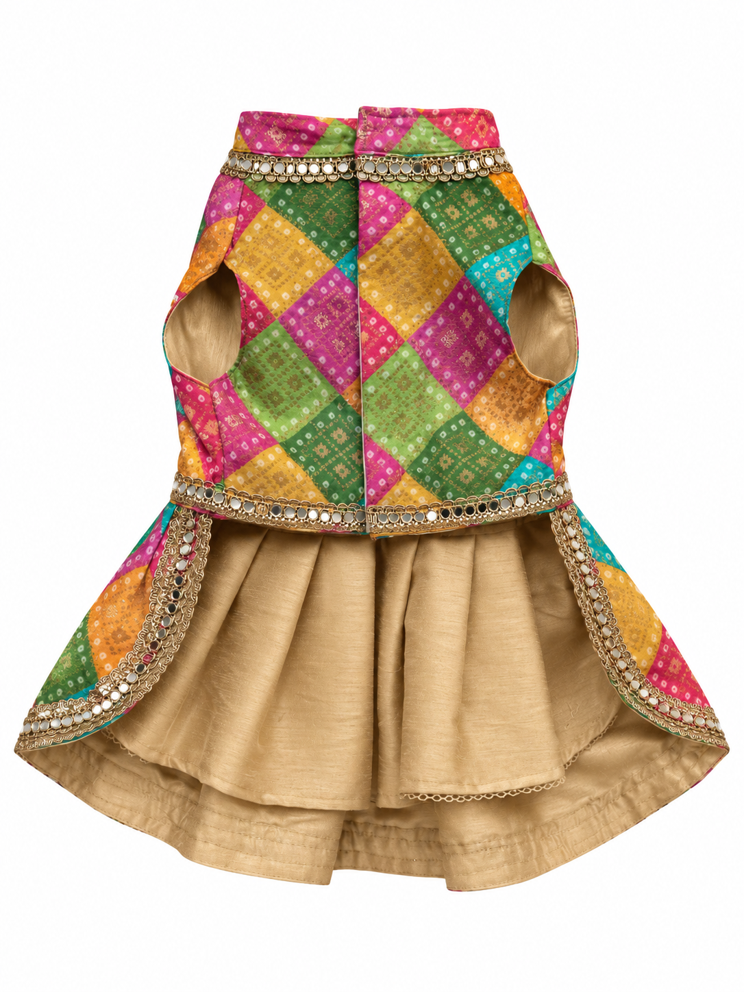 Multi Bandani Dress | Luxe Collection | Pawgy Pets