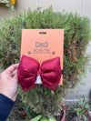 Pawgy Pets Christmas Bow tie Red w bell for Dogs & Cats