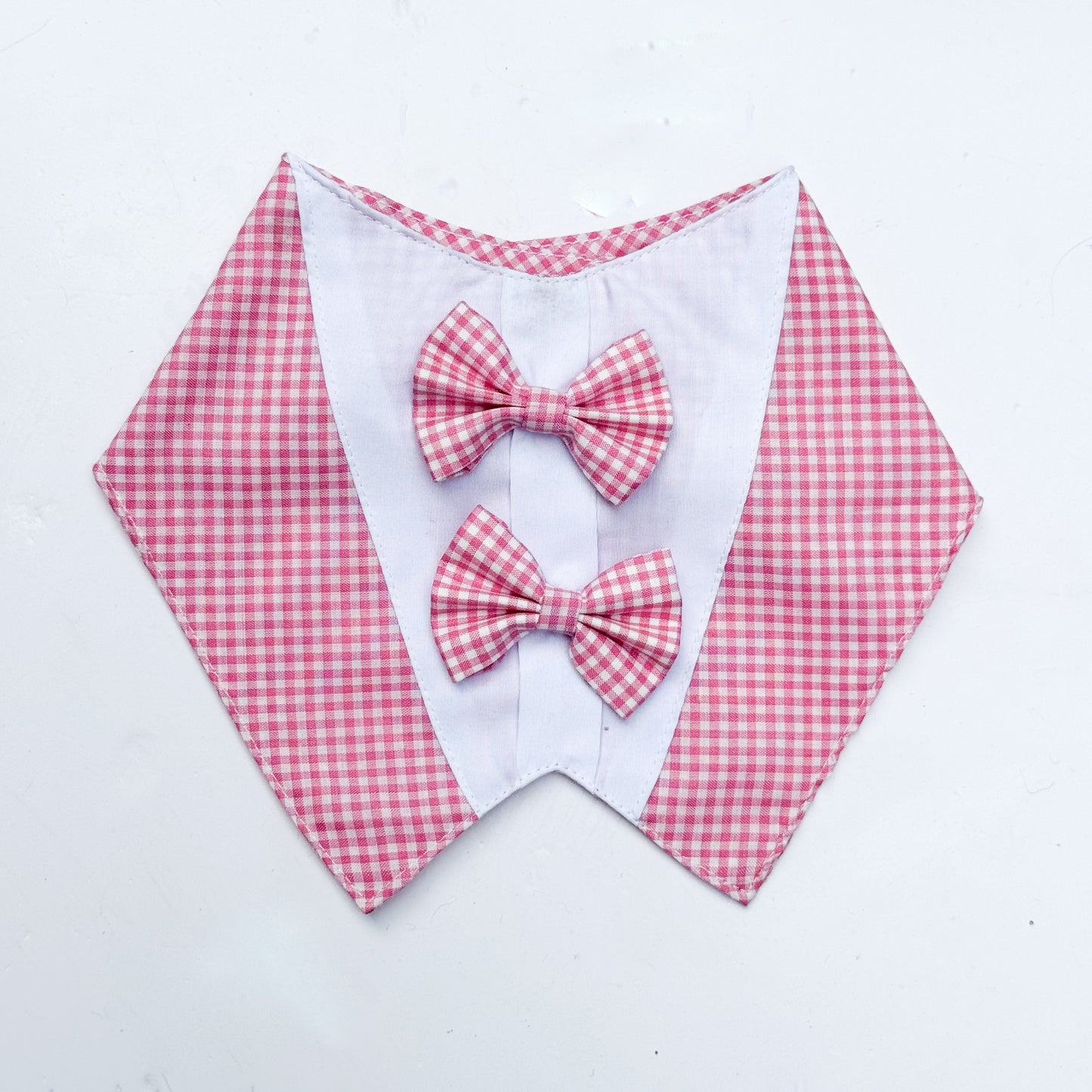 Pawgy Pets Casual Check Bandana: Pink for Dogs & Cats