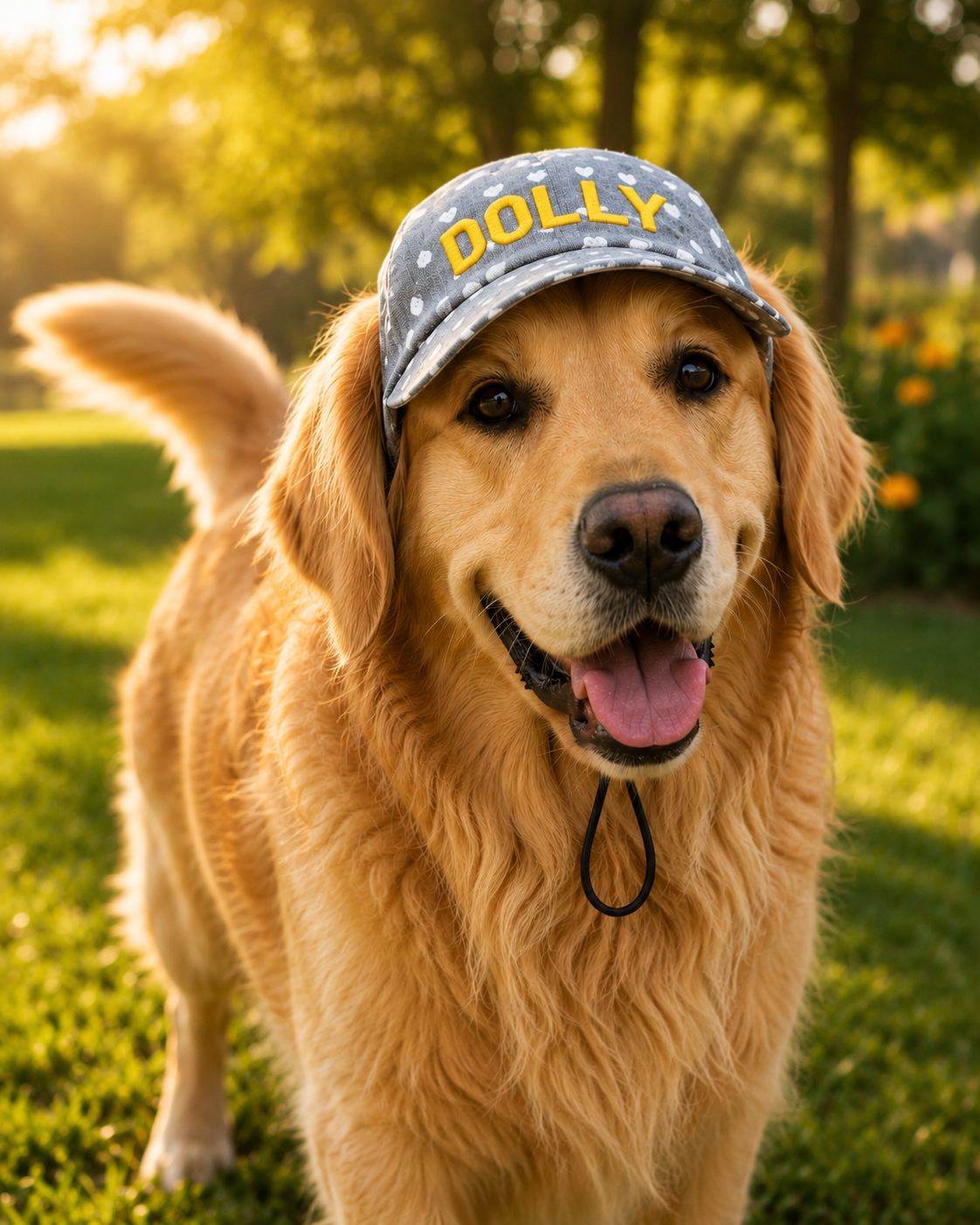 Denim Heart Cap | Personalised for Dogs | Pawgy Pets