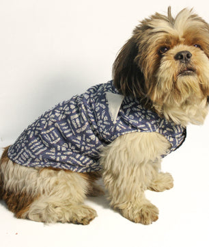 Pawgy Pets Cotton Indigo kurta for Dogs