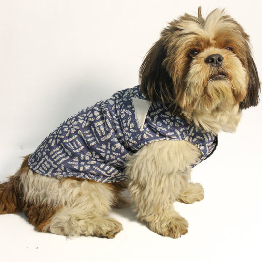 Pawgy Pets Cotton Indigo kurta for Dogs