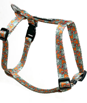 Pawgy Pets H-Harness Mickey Pastel Green for Dogs and Cats