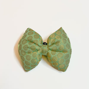 Pista Green Occasion Wear Bowtie | For Dogs & Cats | Pawgy Pets