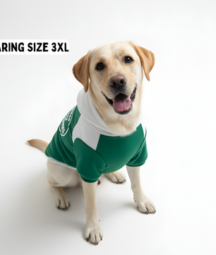 Pawgy Pets Furbarks Hoodie Pet Sweatshirt - Green