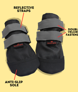 Pawgy Walkies – Everyday Dog Shoes: Set of 4