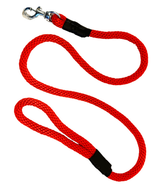 Pawgy Pets Rope Leash Red