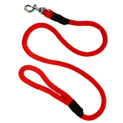 Pawgy Pets Rope Leash Red