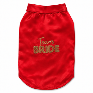 Team Bride Beadwork Dog T-Shirt