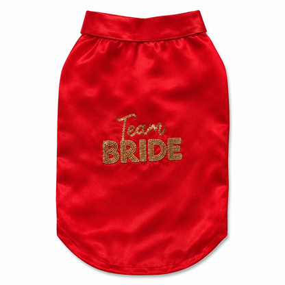 Team Bride Beadwork Dog T-Shirt
