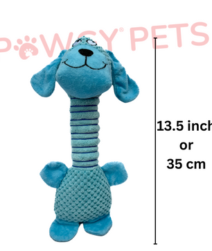 Pawgy Pets Long Neck dog blue Dog Plush Toy