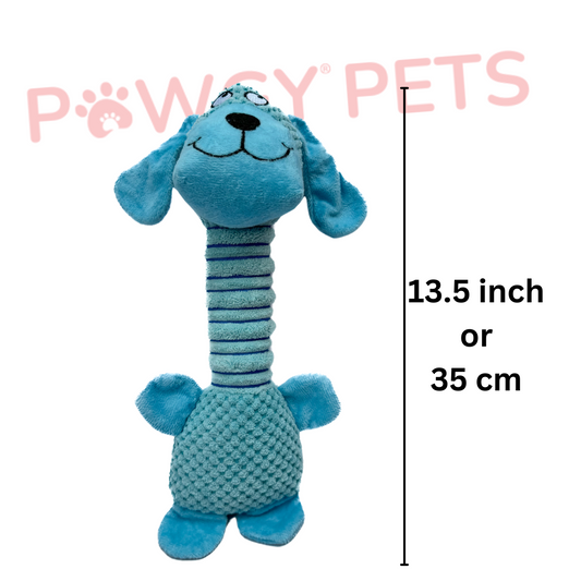 Pawgy Pets Long Neck dog blue Dog Plush Toy