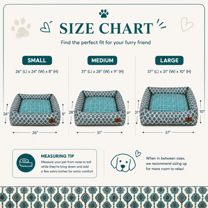 Mughal Garden Bed | Dog Bed | Pawgy Pets