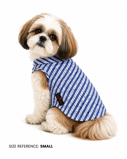 Indigo Lehriya Kurta | For Dogs | Pawgy Pets