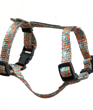 Pawgy Pets H-Harness Mickey Pastel Green for Dogs and Cats