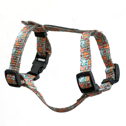 Mickey Pastel Green | H-Harness for Dogs and Cats | Pawgy Pets
