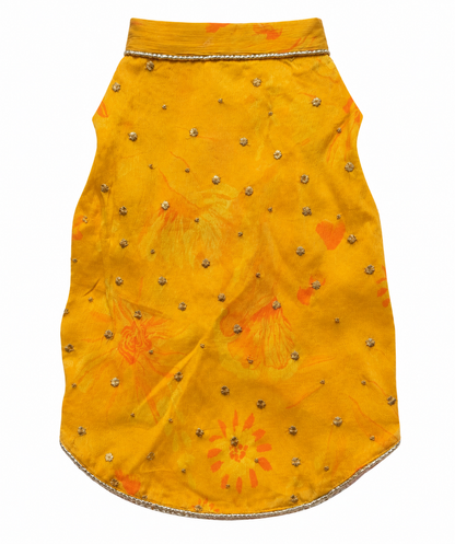 Yellow Kurta | Luxe Collection | Pawgy Pets