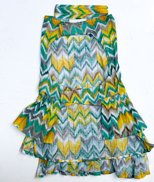 Pawgy Pets Zig-Zag Dress Green for Dogs