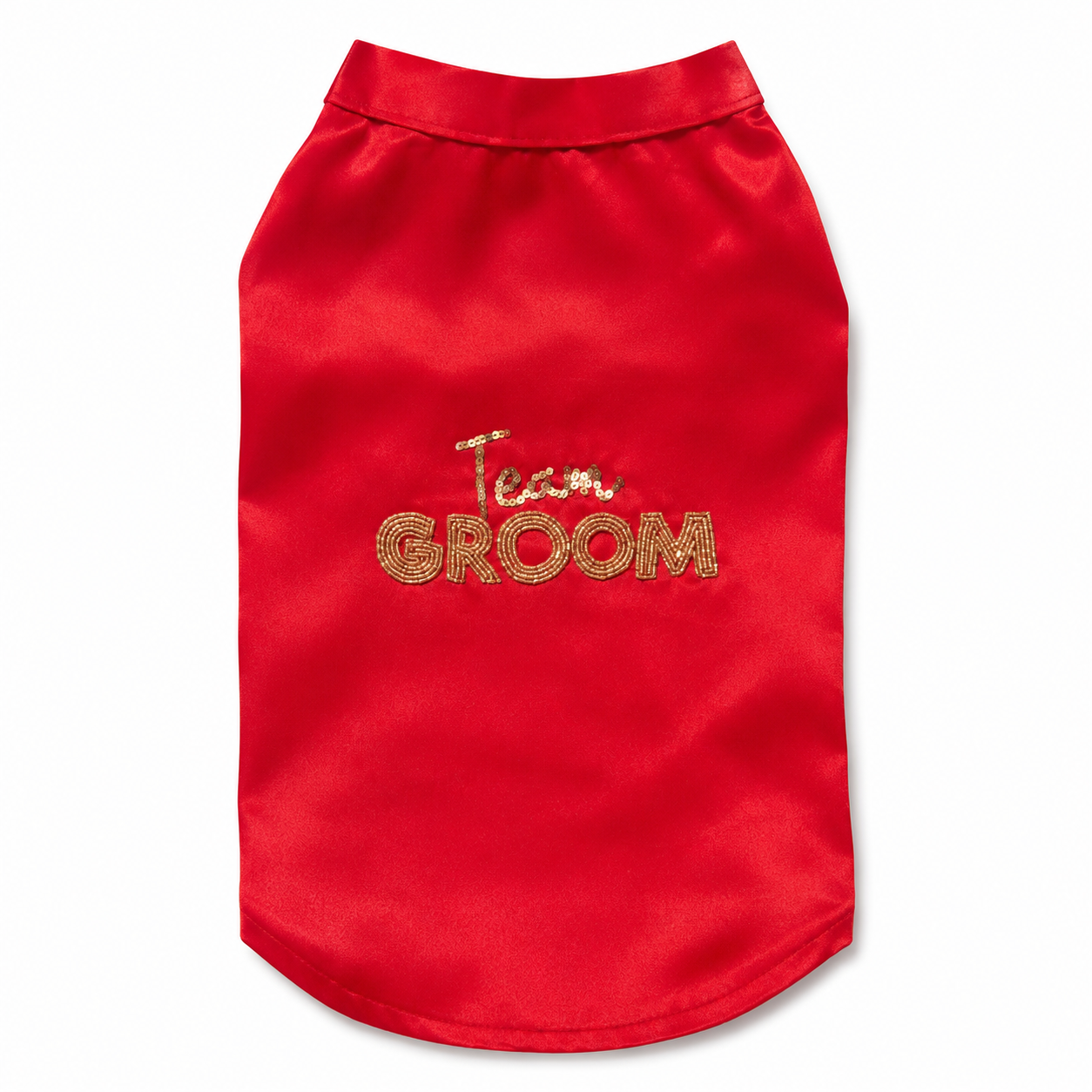 Team Groom Beadwork Dog T-Shirt