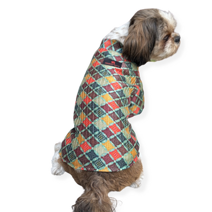 Pawgy Pets Silk Kurta: Multi for Dogs