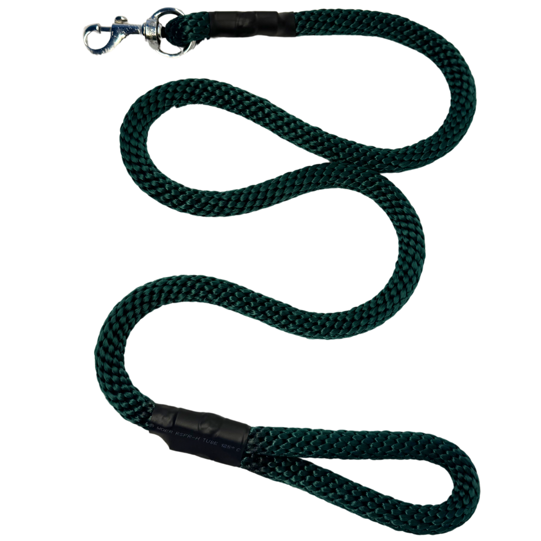 Pawgy Pets Rope Leash Bottle Green