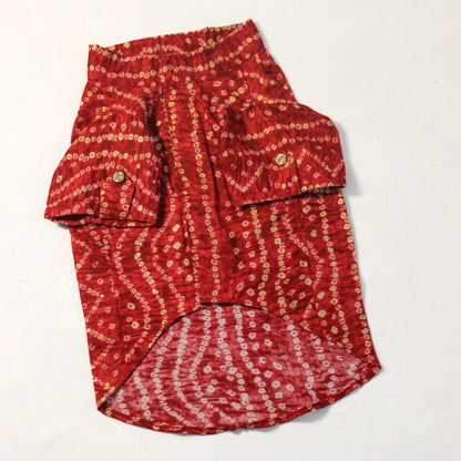 Red Bandani Kurta | For Dogs | Pawgy Pets
