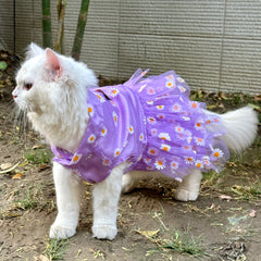 Pawgy Pets Frilly dress Purple (Cat)